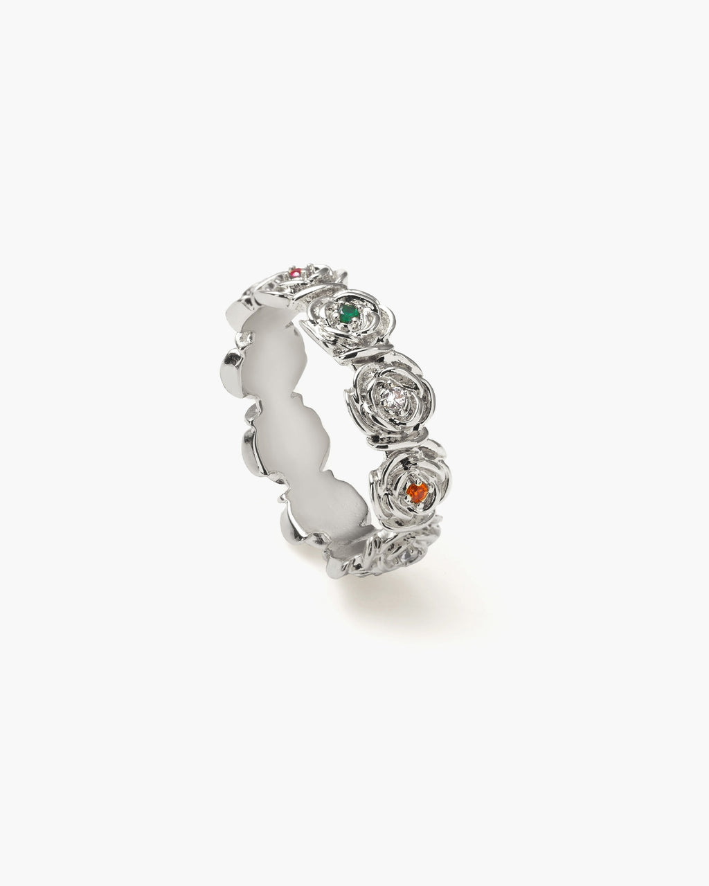 Daisy Rose Ring in Silver